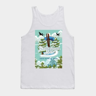 Powderhouse Hill ,South Berwick ,Maine ski poster Tank Top